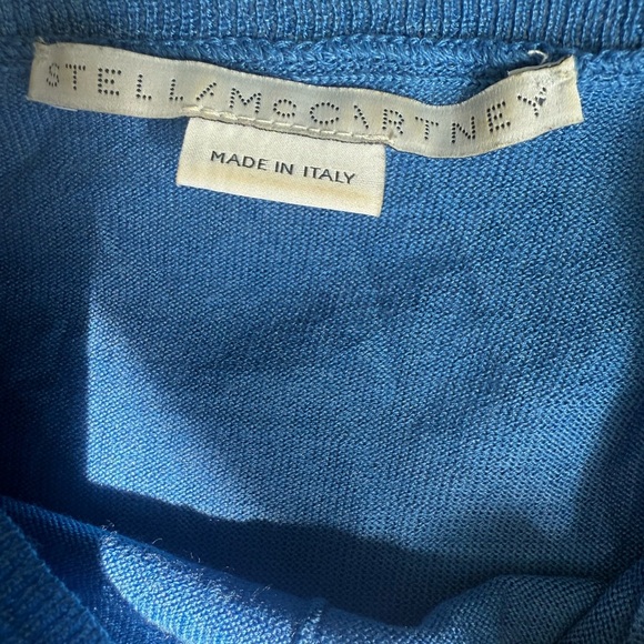 Stella McCartney Wool And silk Blend Ruched Sleeves Sweater Blouse Size 38 US8 - Picture 3 of 5